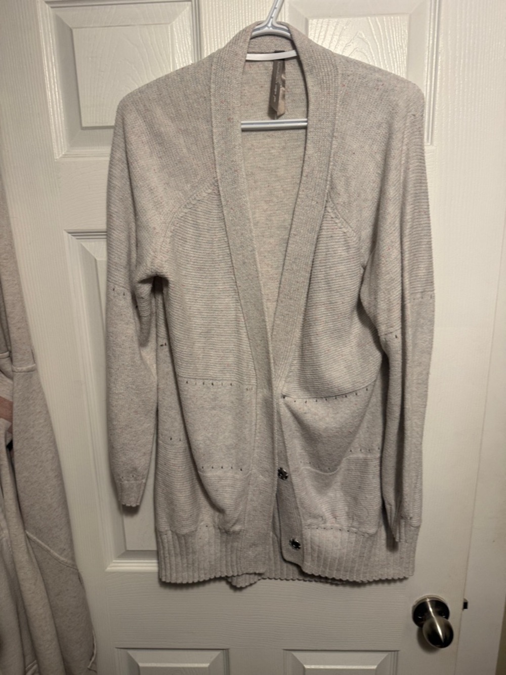 Penningtons Cream Knit Sweater with Pink Flecks